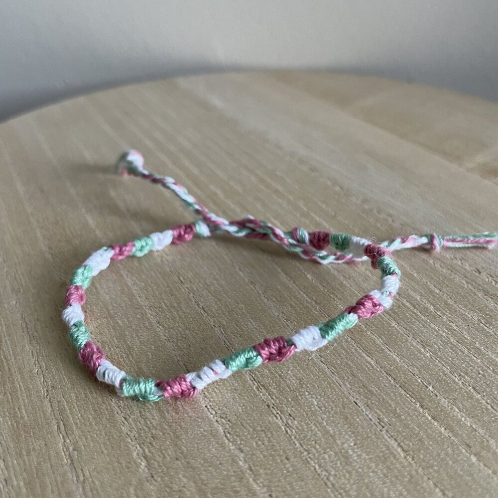 Ariya Bracelet, anklet, trendy, comfortable, tie, embroidery thread, woven, gift